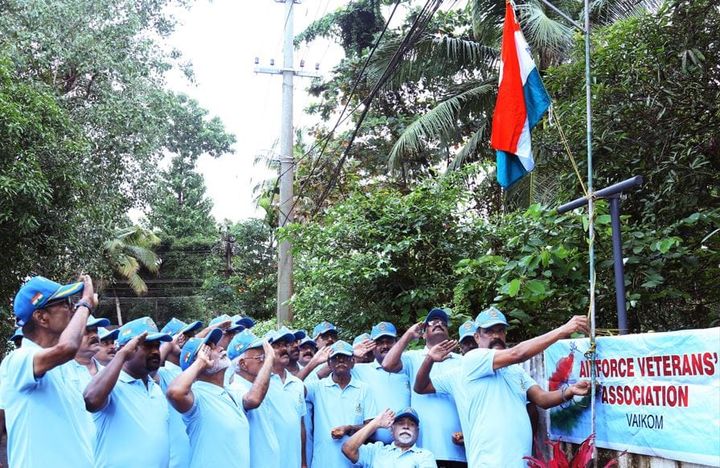 എയര്‍ഫോഴ്‌സ് വെറ്ററന്‍സ് അസോസിയേഷന്‍ സ്വാതന്ത്യദിനം ആഘോഷിച്ചു