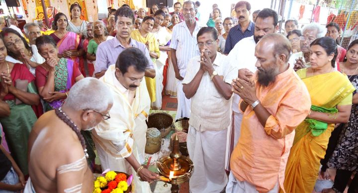 പഞ്ചദിന ശിവപുരാണ സത്രം: അന്നദാനത്തില്‍ നിരവധി ഭക്തര്‍ പങ്കെടുത്തു