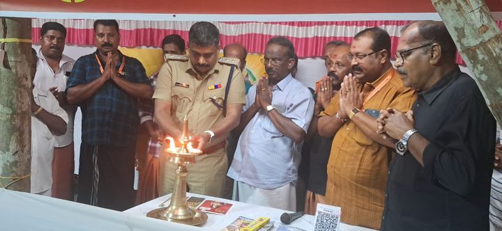 അലങ്കാര പന്തൽ ഒരുങ്ങി