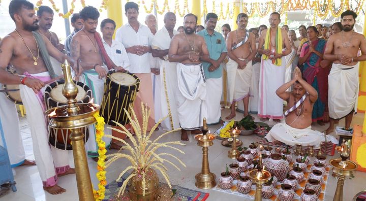 ശ്രീനാരായണ ഗുരുദേവ പഞ്ചലോഹ വിഗ്രഹപ്രതിഷ്ഠാ വാര്‍ഷികം നടത്തി
