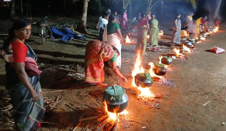 പൊങ്കാല സമർപ്പണം ഭക്തിനിർഭരമായി