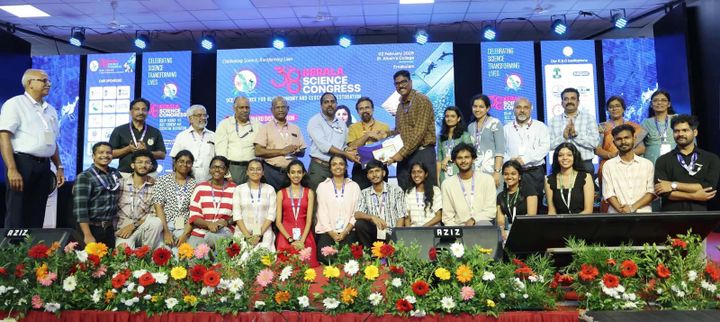 നാഷണൽ സയൻസ് എക്‌സ്‌പോ: എക്‌സിബിഷൻ സ്റ്റാൾ രണ്ടാം സ്ഥാനം എസ്.ആർ.ഐ.ബി.എസ്
