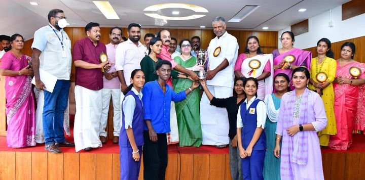 കോട്ടയം ജില്ലാ കേരളോൽസവത്തിൽ ചങ്ങനാശ്ശേരി നഗരസഭക്ക് ഓവറോൾ കിരീടം