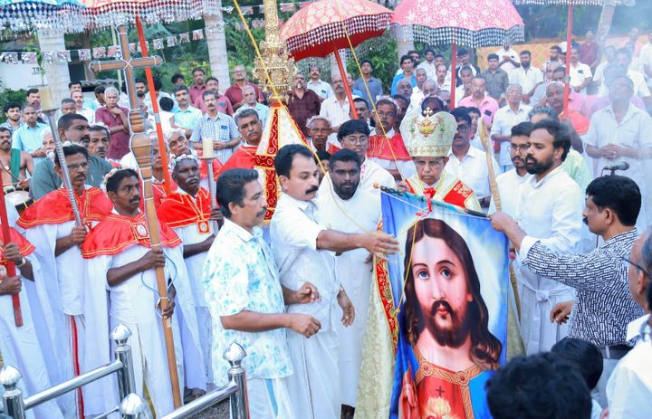 കൊട്ടാരപ്പള്ളി ആശ്രമ ദേവാലയത്തില്‍ സെബസ്ത്യാനോസിന്റെ തിരുനാളിന് കൊടിയേറി