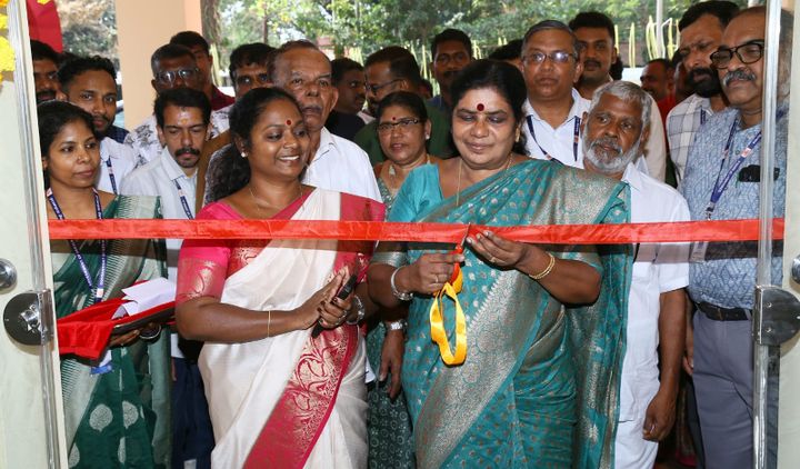 നിർമാണം ആദ്യ ഘട്ടം പൂർത്തിയായ    മൃഗാശുപത്രി മന്ത്രി ജെ. ചിഞ്ചുറാണി ഉദ്ഘാടനം ചെയ്തു