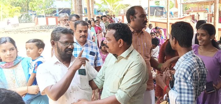 പി. പ്രദീപിന്റെ ഒന്നാംഘട്ട പര്യടനം തുടരുന്നു