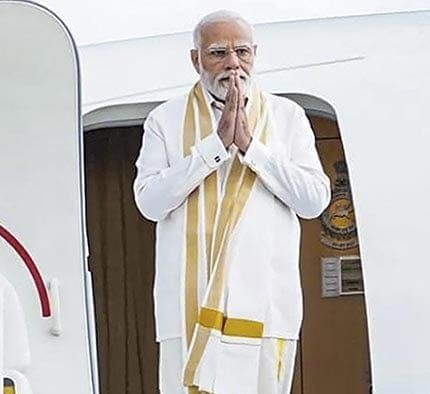 പ്രധാനമന്ത്രി നരേന്ദ്രമോദി ഞായറാഴ്ച കേരളത്തിലെത്തും