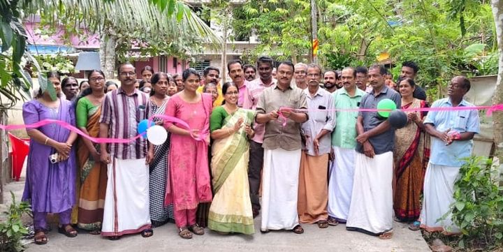 ചെമ്മനത്ത് വട്ടവേലി റോഡ് ഉദ്ഘാടനം ചെയ്തു