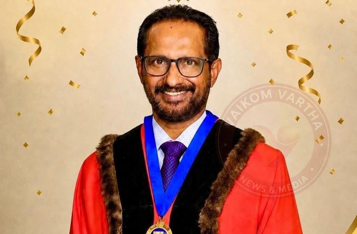 വൈക്കം സ്വദേശിയായ സജീഷ് ടോം ലണ്ടനിൽ ഡെപ്യൂട്ടി മേയർ