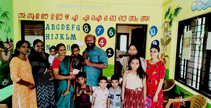 അംഗനവാടികളിൽ പ്രവേശനോത്സവം നടന്നു