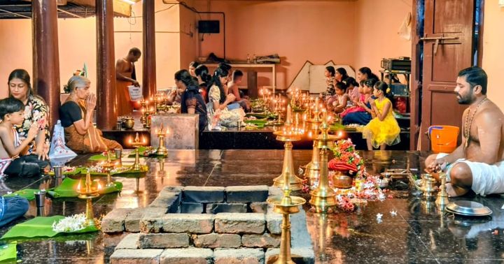 മാത്താനം ക്ഷേത്രത്തിൽ വിദ്യാരാജ്ഞി മന്ത്രാർച്ചന