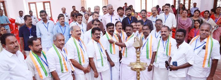 കെ.ബിനിമോന്‍ എം.എല്‍.എയെ കേരള പ്രദേശ് സ്‌കൂള്‍ ടീച്ചേഴ്‌സ് അസോസിയേഷന്‍ സ്വീകരിച്ചു