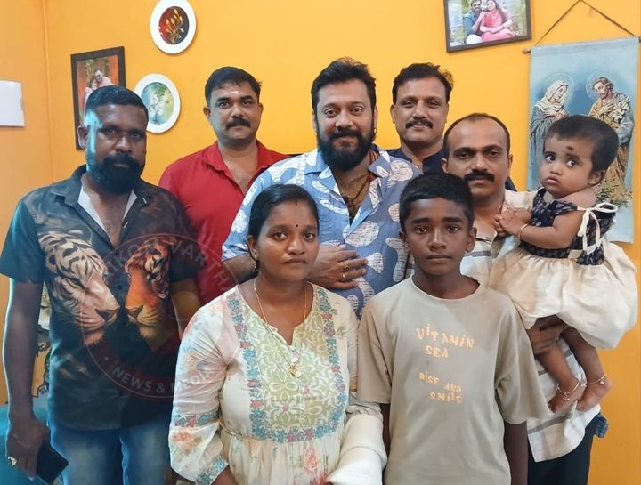 പത്തുമാസം പ്രായമായ കുഞ്ഞിന് സഹായ ഹസ്തവുമായി ചലച്ചിത്രതാരം ബാല