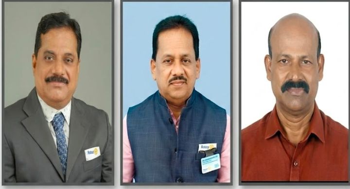 തലയോലപ്പറമ്പ് റോട്ടറി ക്ലബ്ബിന്റെ പുതിയ ഭാരവാഹികൾ