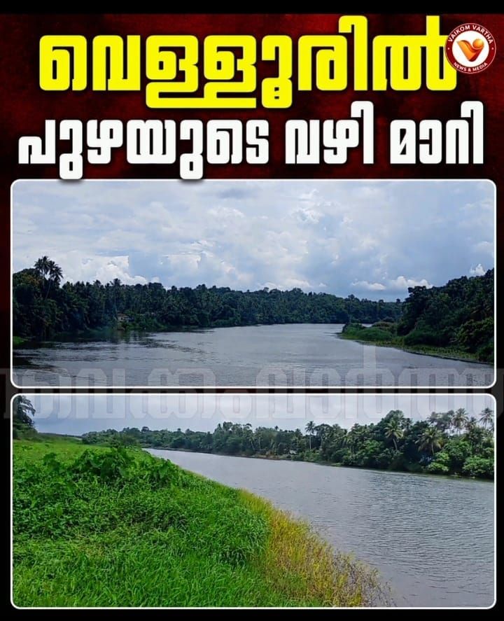 ഗതിമാറി മൂവാറ്റുപുഴയാർ; വെള്ളൂരിൽ തീരമിടിച്ചിൽ രൂക്ഷം