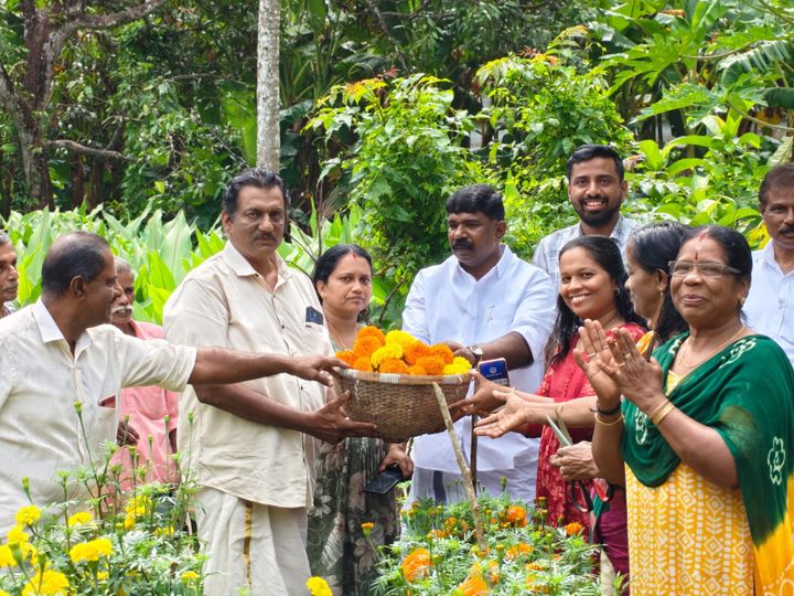 പുഷ്പ കൃഷി വിളവെടുപ്പ്