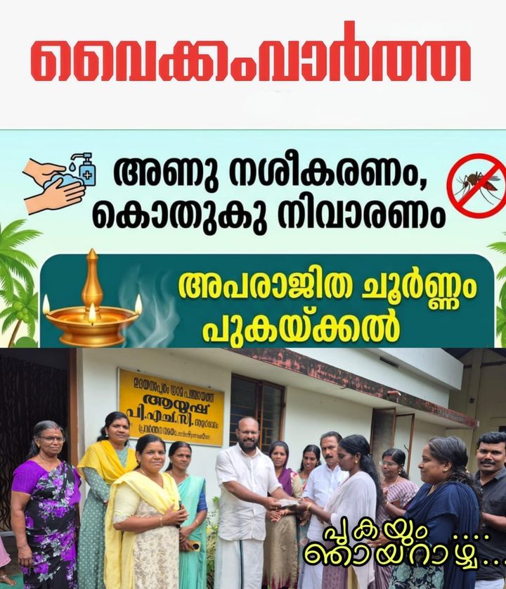 പകർച്ചവ്യാധി പ്രതിരോധം: മുൻകരുതലുകളുമായി ഉദയനാപുരം പഞ്ചായത്ത്