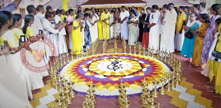 ക്ഷേത്രനടയിൽ 172 നെയ്ത്തിരി ദീപങ്ങള്‍ തെളിയിച്ച് തിരുജയന്തി ആഘോഷം