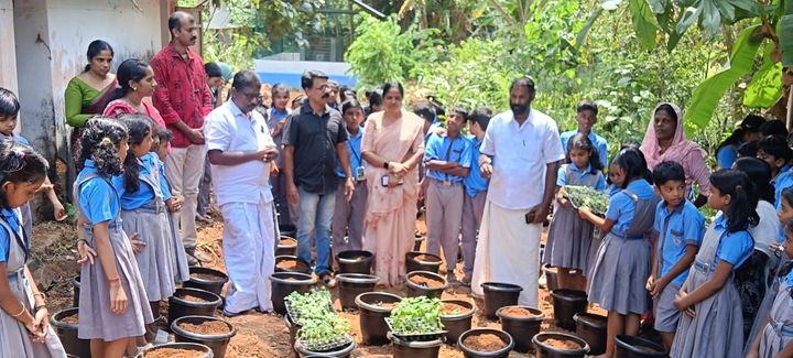 ഹരിതബാല്യം സ്കൂൾതല പച്ചക്കറി വ്യാപനം പദ്ധതി