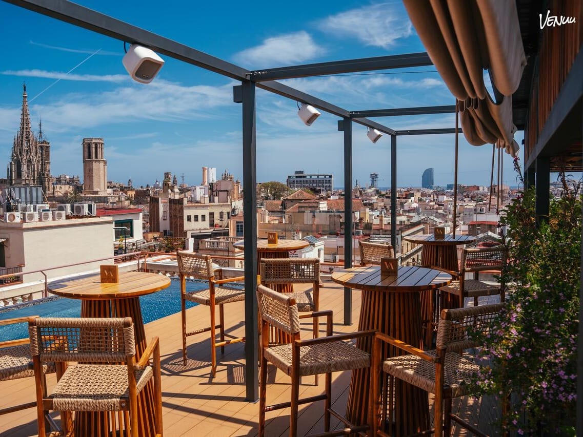 Terraza de Vivi Barcelona: Terraza privada en Barcelona para eventos íntimos, fiestas sin extraños y celebraciones donde tú pones las normas.