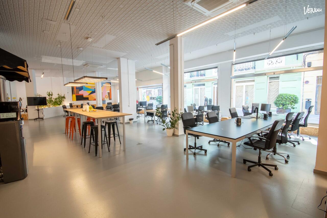 Coworkup Ruzafa, un espacio moderno en Valencia para eventos corporativos con estilo.