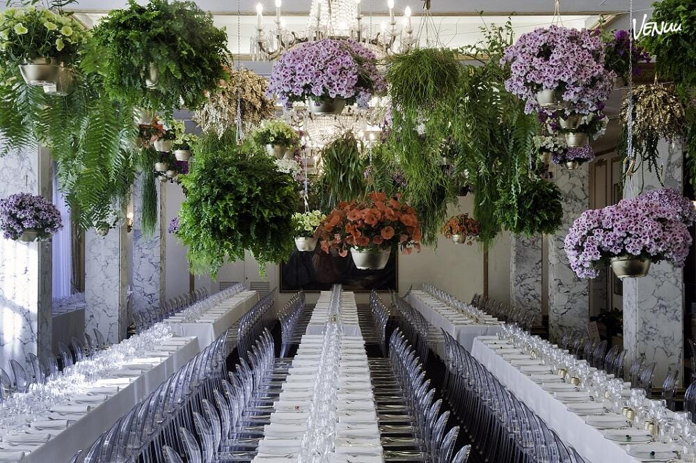 El Avenida Palace - Gran Salón, un espacio lujoso en Barcelona ideal para bodas con un aire clásico y elegante.