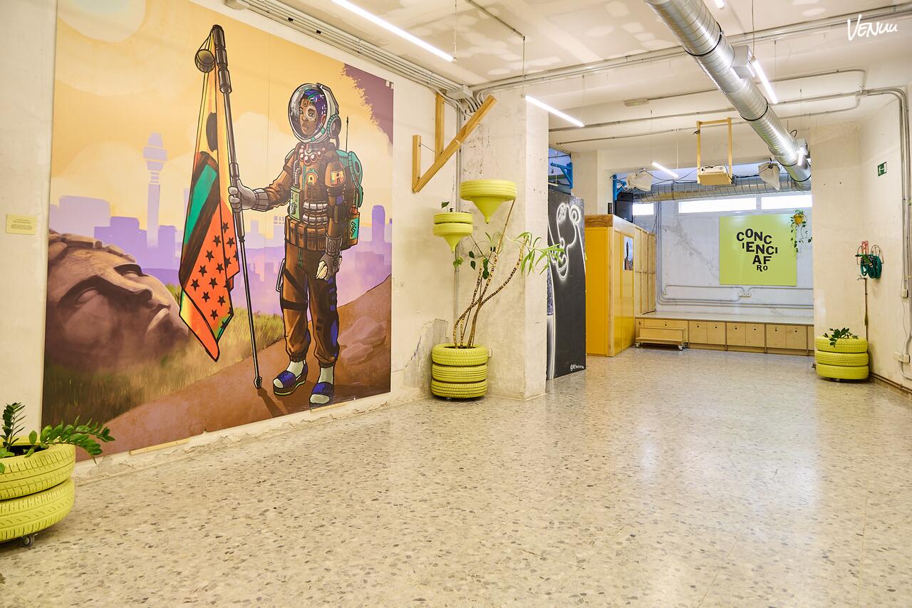 Espacio Afro, un local en Madrid donde los cumpleaños infantiles son pura música y movimiento.