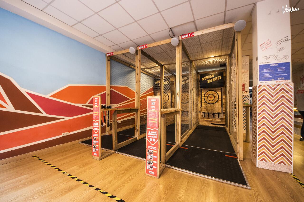  Sala de tiro de hacha, plan alternativo para padres valientes o cumpleaños adolescentes únicos.