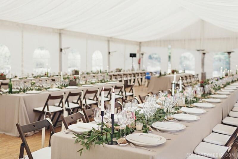 Sant Pere de Clarà La Carpa, un espacio natural con carpa elegante para bodas en plena naturaleza.