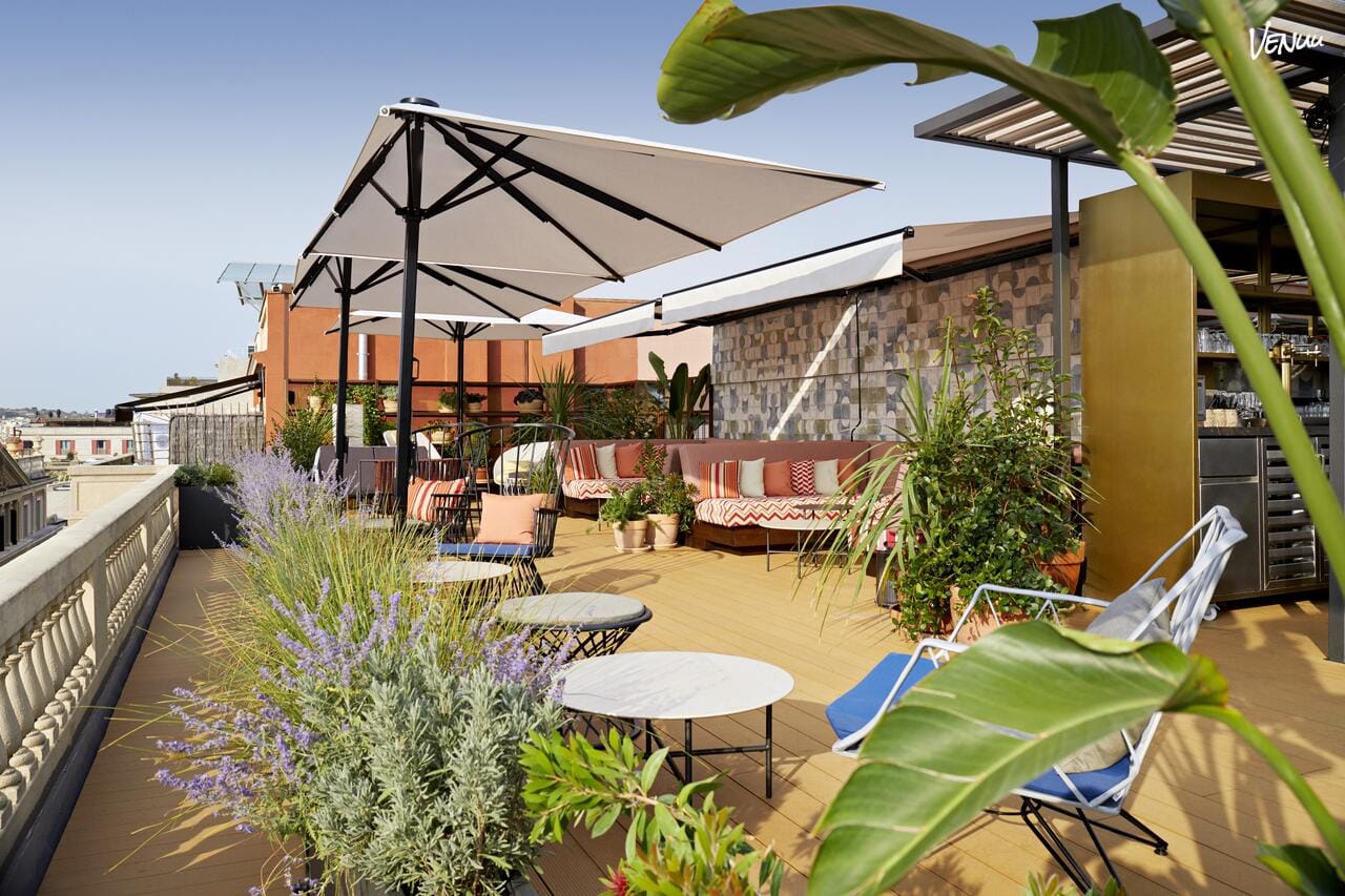  Terraza de Vivi, un rooftop en Barcelona donde tu cumpleaños tiene vistas de infarto.