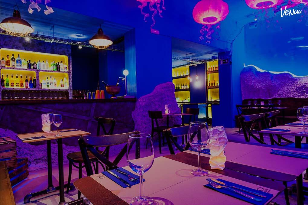  Restaurante speakeasy elegante y privado ideal para celebraciones familiares en Barcelona.