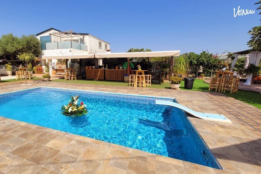  Finca con piscina y jardín para fiestas al aire libre en Valencia.