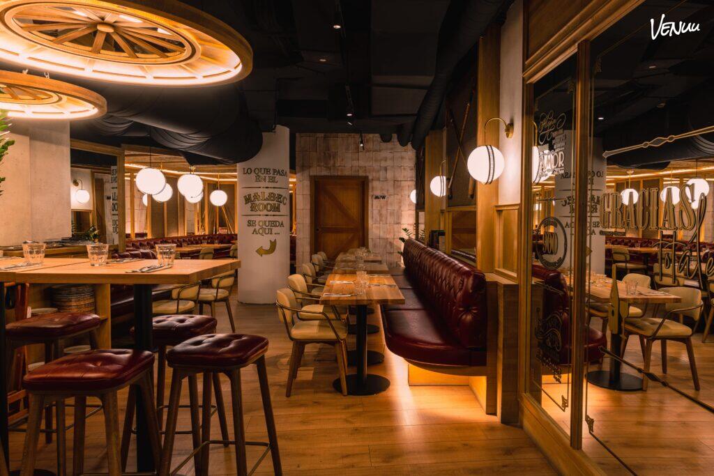 Belbo Novecento Bistró, restaurante argentino con sabor latino para cumpleaños sabrosos en Madrid.