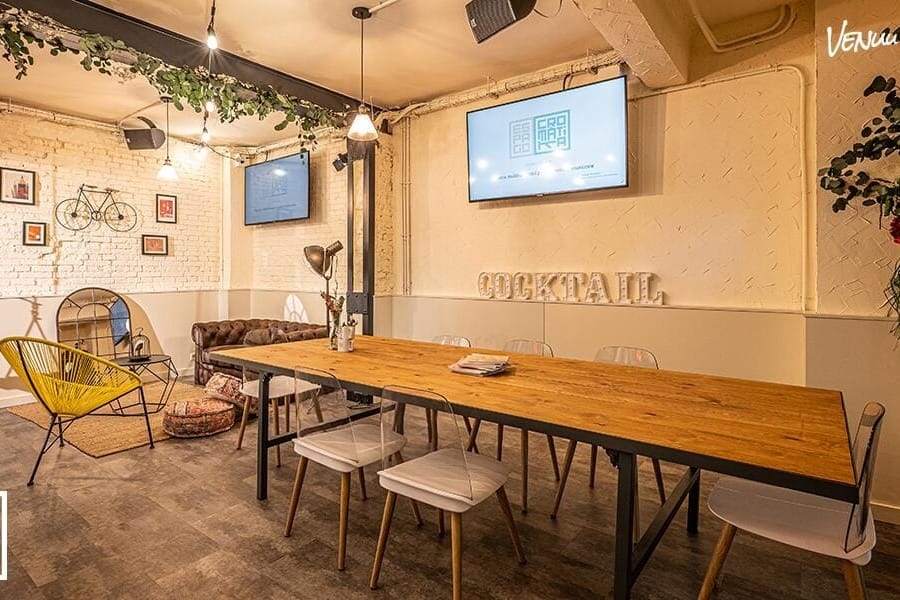 Espacio Cromátika – Sala La Alameda, local artístico en Madrid para cumpleaños infantiles creativos.