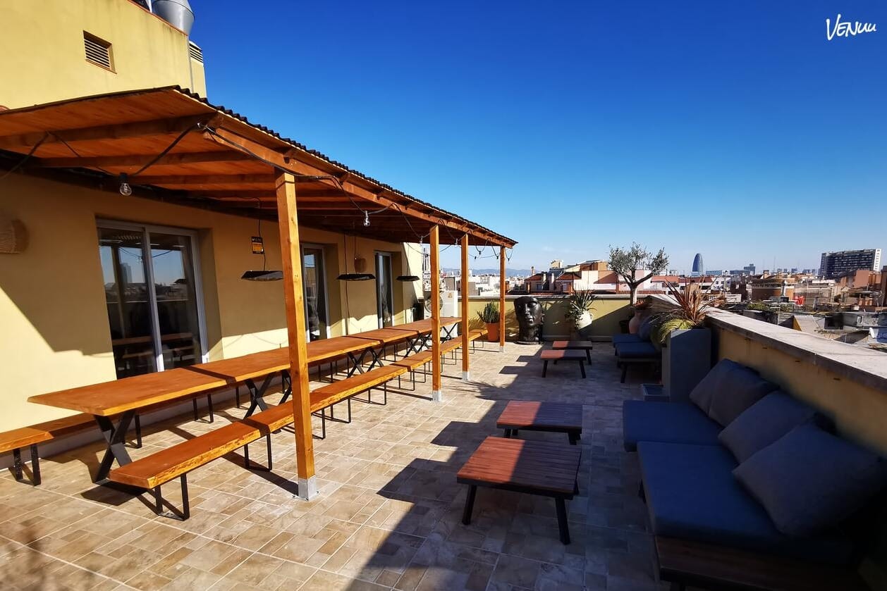 Terraza sala mar, con vista de infacto