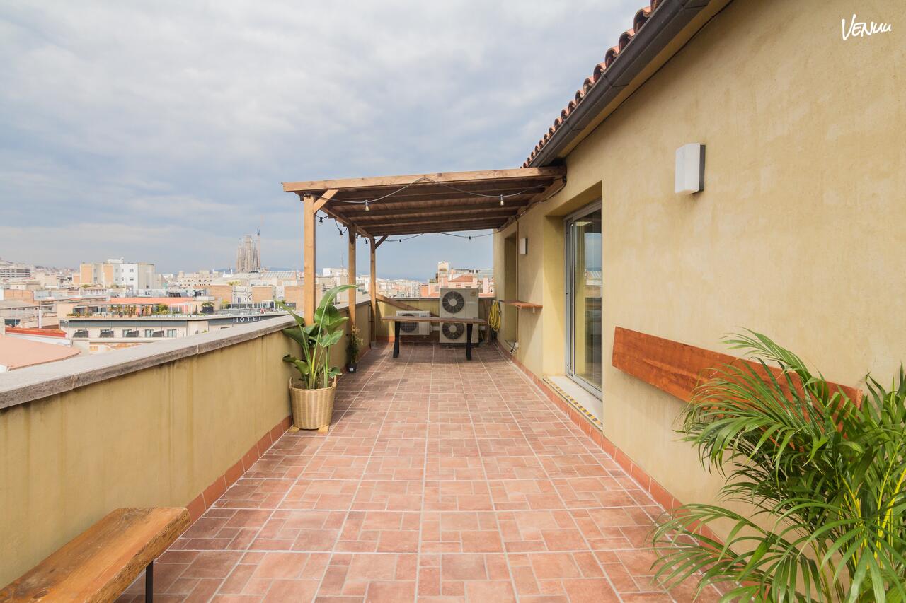 Terraza Sala montaña, vistas de locura