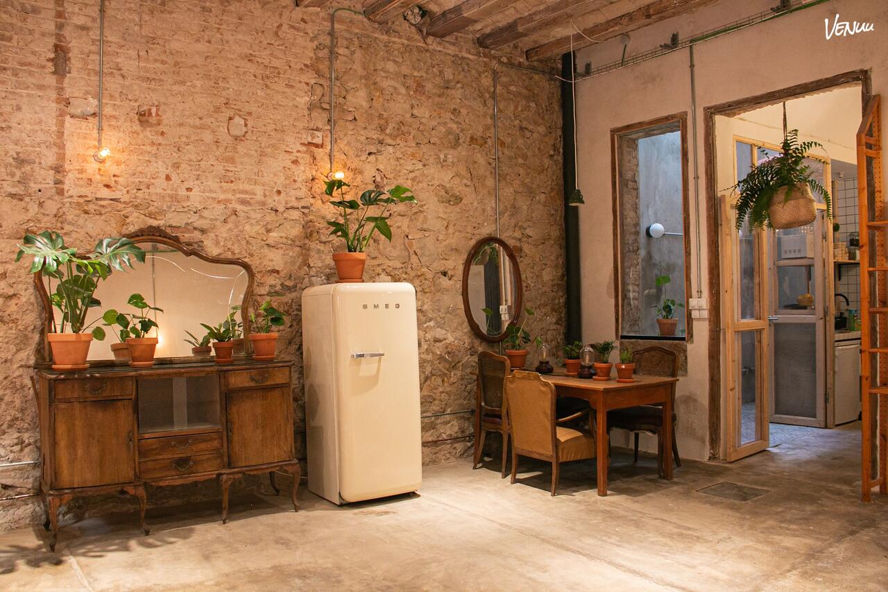 Casa con jardín Una Casa Verde en Barcelona ideal para celebración privada.