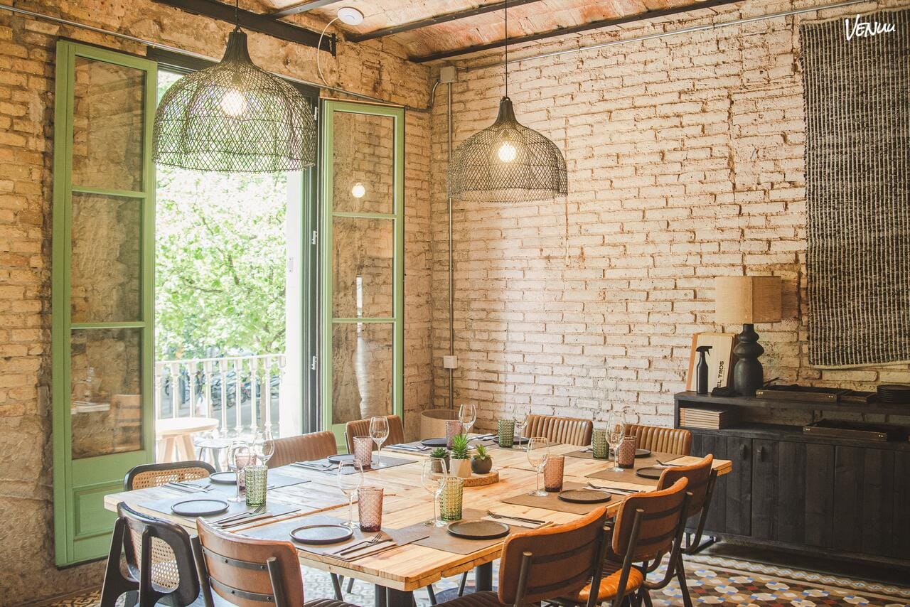  Restaurante Tros de la Rambla Barcelona, restaurante acogedor para comidas de empresa.