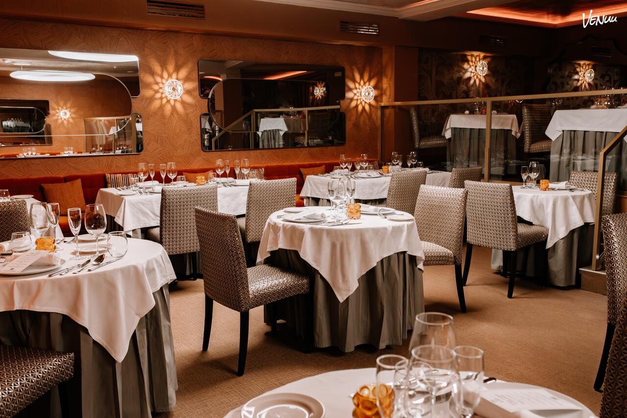  Restaurante elegante para bodas íntimas en Madrid.