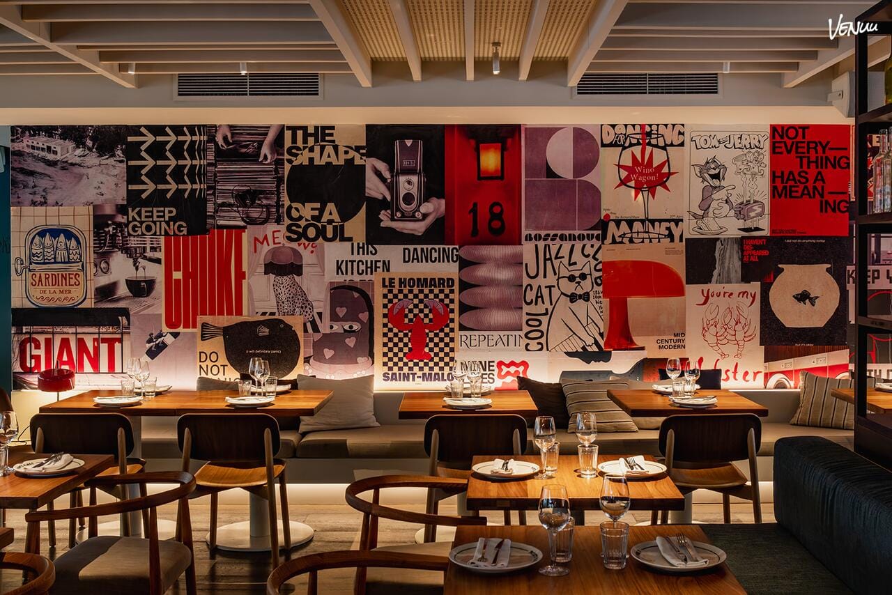Puerto Fuego Restaurante, espacio con cena, cócteles y baile para grupos en Barcelona.