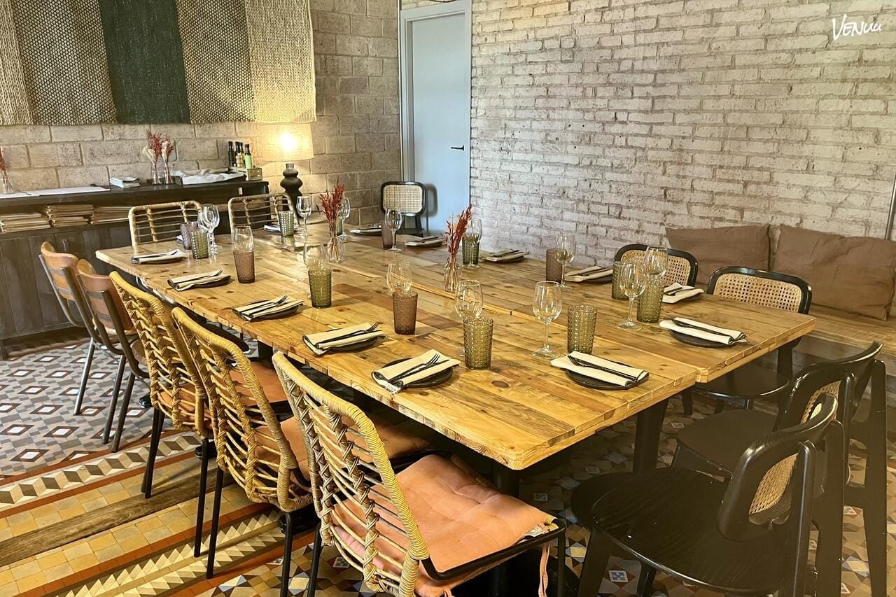 Sala Hort de Restaurante Tros de La Rambla para cenas priva