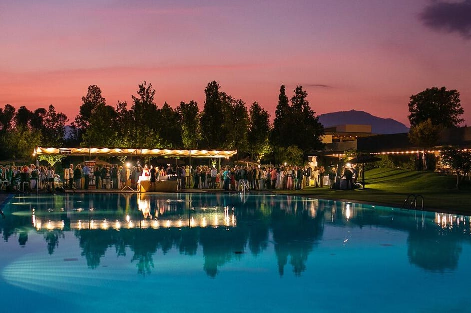 Green Business Center del Real Club de Golf El Prat en Terrassa para bodas y banquetes con vistas a zonas verdes.
