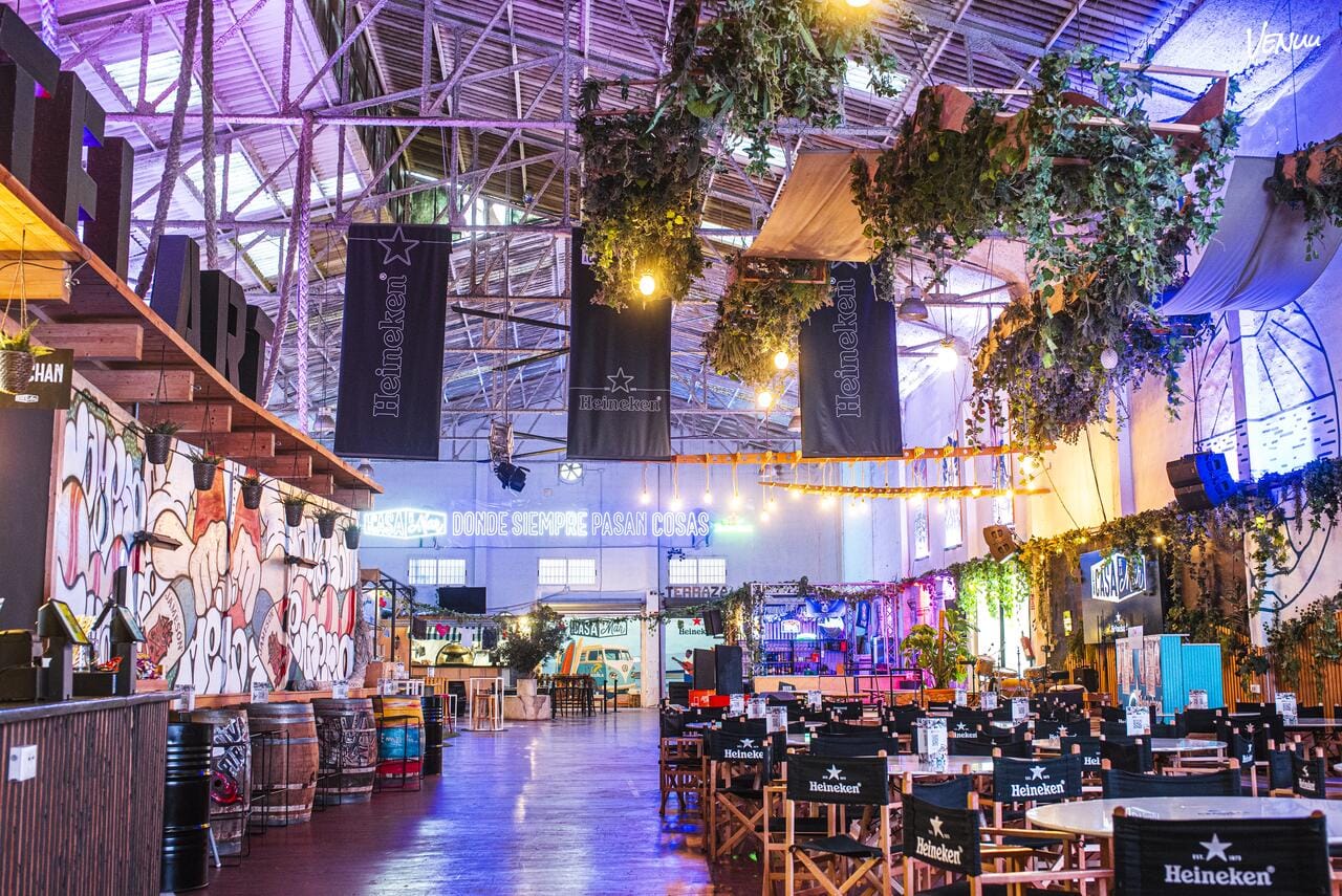 La Casa de la Mar en Alboraya, espacio industrial y musical cerca de la Patacona para cumpleaños originales.
