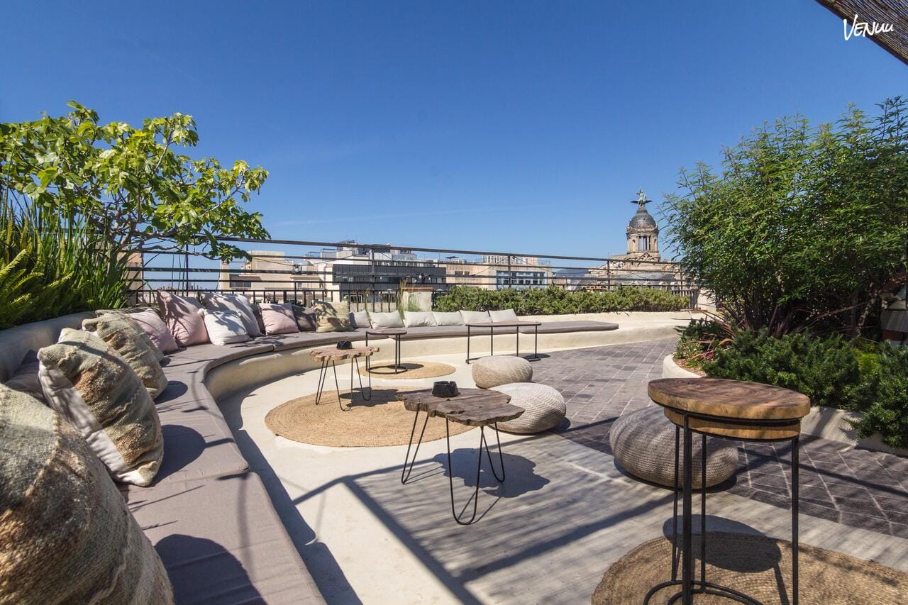 Terraza20 en Paseo de Gracia, Barcelona, espacio privado con terraza para despedidas de soltera.