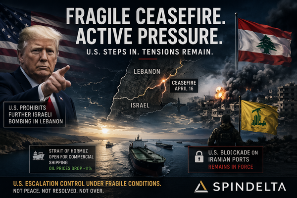 FRAGILE CEASEFIRE. ACTIVE PRESSURE. U.S. STEPS IN. TENSIONS REMAIN.