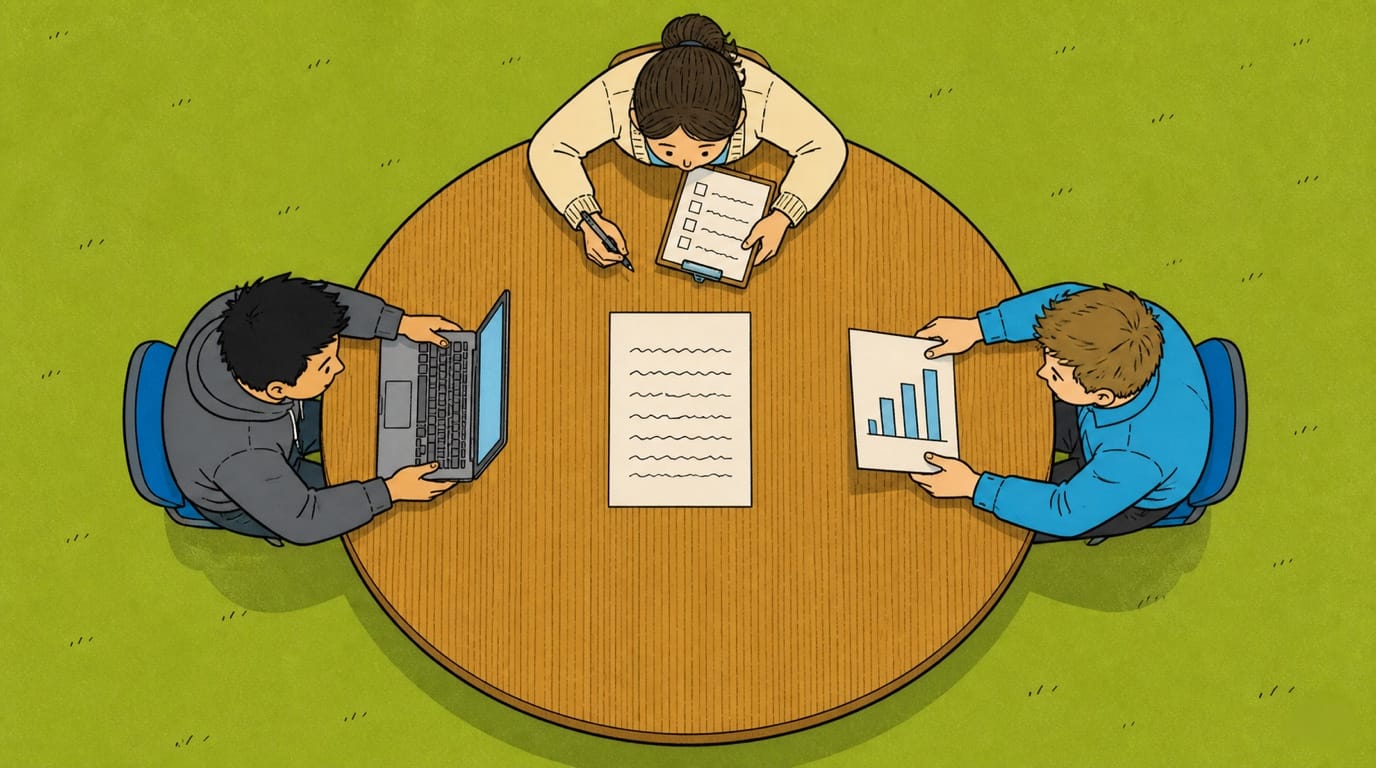 기획서 검토를 세 사람(agent)에게 나눠 맡겼더니, 지적이 정확히 셋으로 갈렸다
