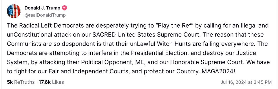 BREAKING: Trump walks into Biden's Supreme Court trap