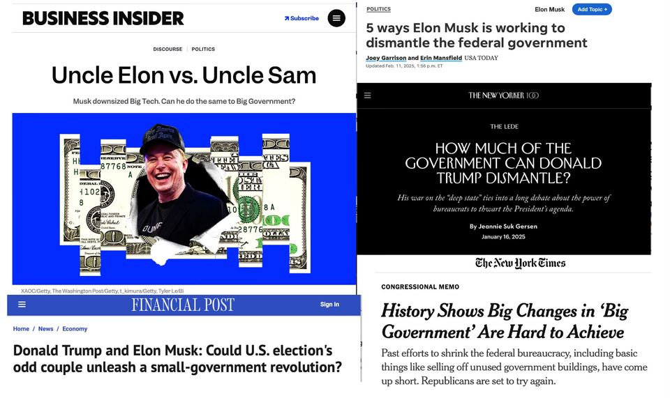 The era of Big Government is upon us