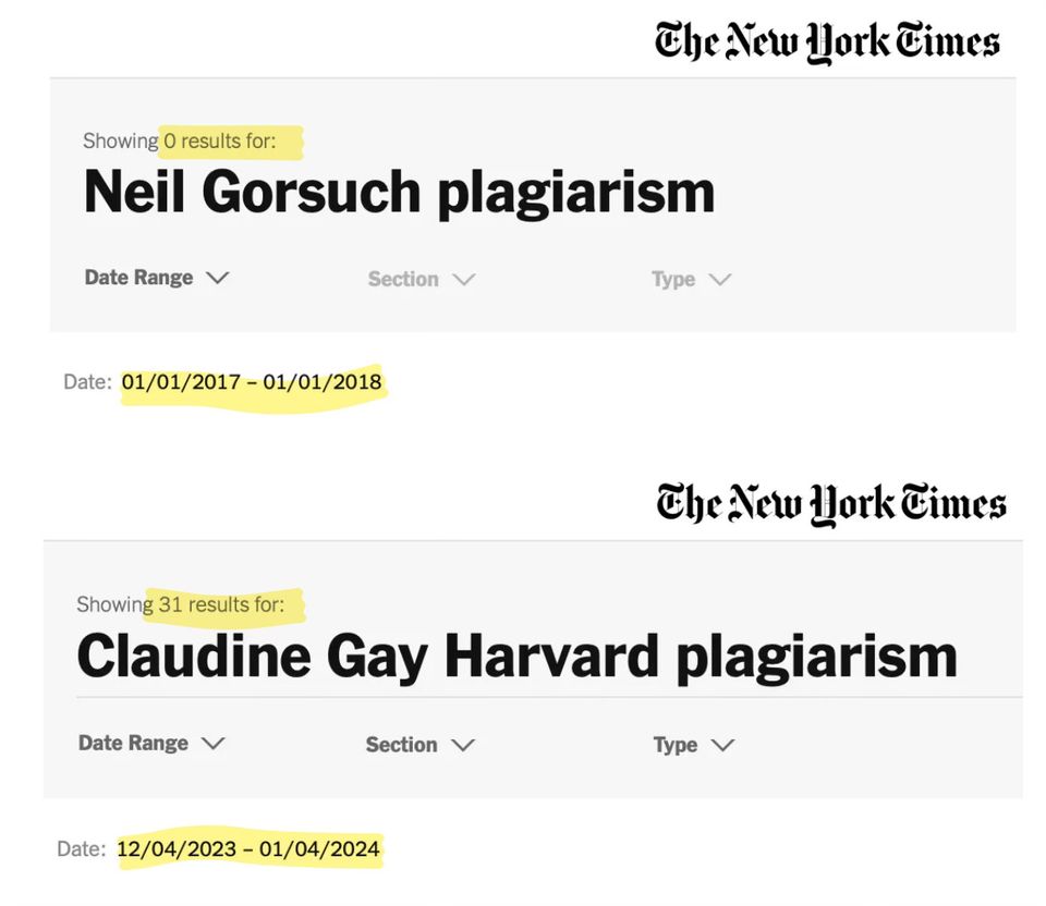 Here's how the New York Times covered plagiarism by a Trump Supreme Court nominee