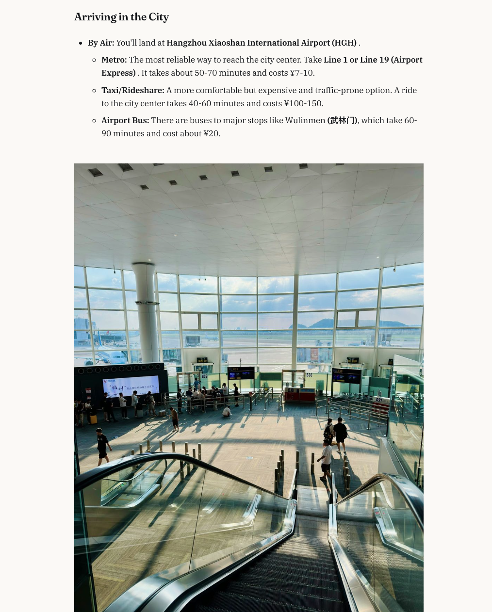 Sightseeing strategy preview